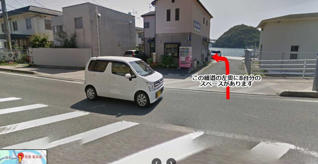 駐車場上空写真